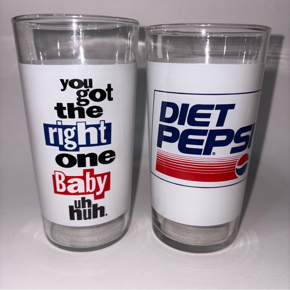 Diet Pepsi Drinking Glasses You Got the Right One Baby Diet Pepsi Logo Vintage